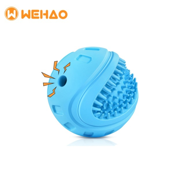 Dog Toy Companies Personalized Tough Rubber Squeaky Dog Ball Toys
