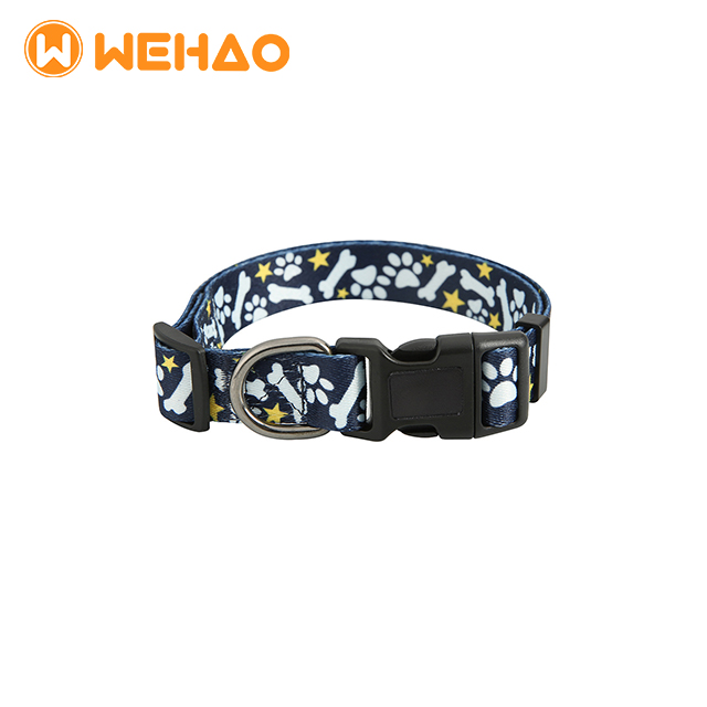 Wehao Soft Adjustable Dog Collar Fashionable Durable Safety Buckle