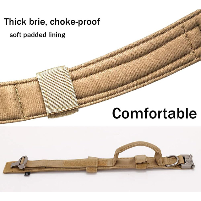 Wehao Tactical Dog Collar Adjustable Military Collar