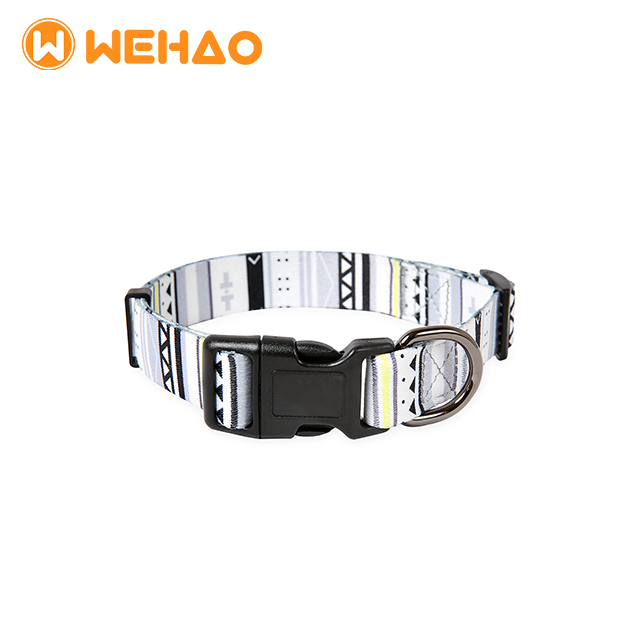 Wehao Dog Collar Stylish Durable Nylon Comfortable Adjustable Design