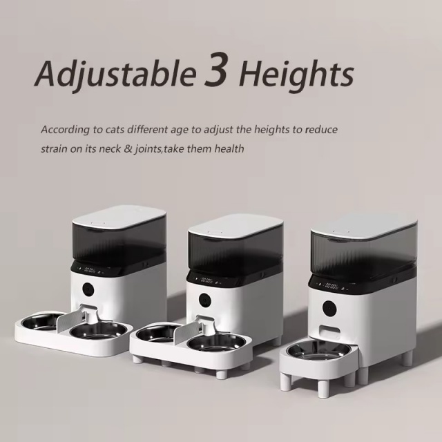 Wehao Pets 5L Automatic Smart Pet Feeder With Two Bowls