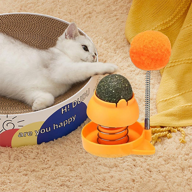 Wehao Adhesive Catnip Ball for Stress Relief