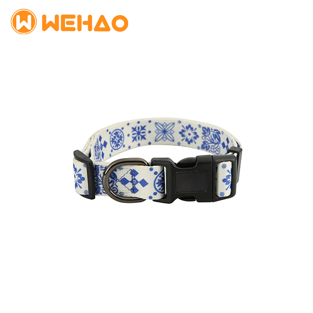 Wehao Soft Adjustable Dog Collar Fashionable Durable Safety Buckle
