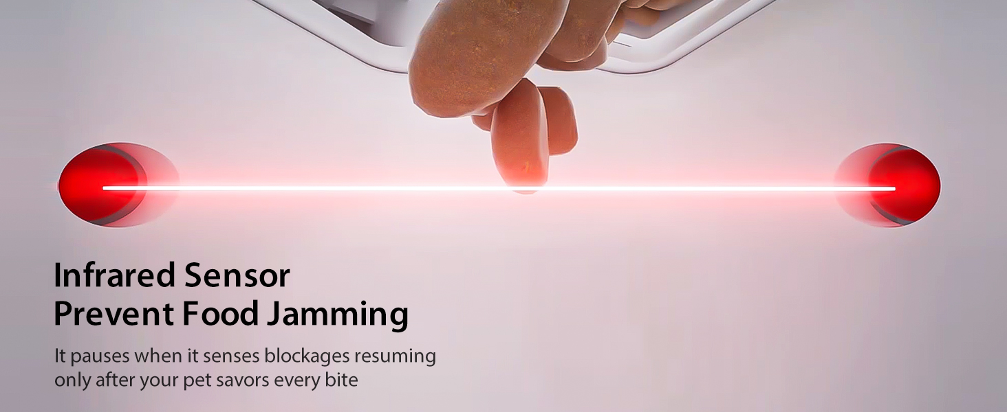 11.Infrared Sensor Prevent Food Jamming