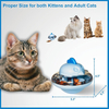 Wehao Large Capacity Adjustable Cat Treat Dispenser Toy