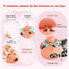 Wehao 4 in 1 Interactive Cat Toy Food Dispenser Teaser