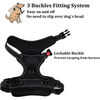 Wehao Dual Leash Dog Harness Reflective Padded Adjustable Handle