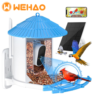 Smart Bird Feeder Camera Solar Powered AI Recognition 1080P HD