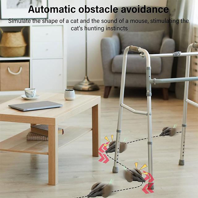 Wehao Smart Interactive Automatic Cat Mouse Toy