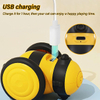 Wehao Bee Shaped Smart Cat Toy Car with Obstacle Avoidance