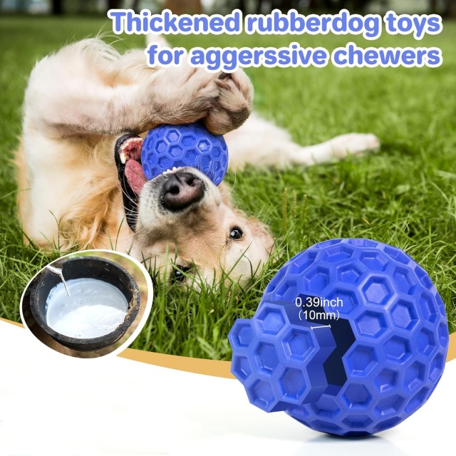 Dog Toy Manufacturer Custom Indestructible Rubber Squeaky Dog Toys Balls