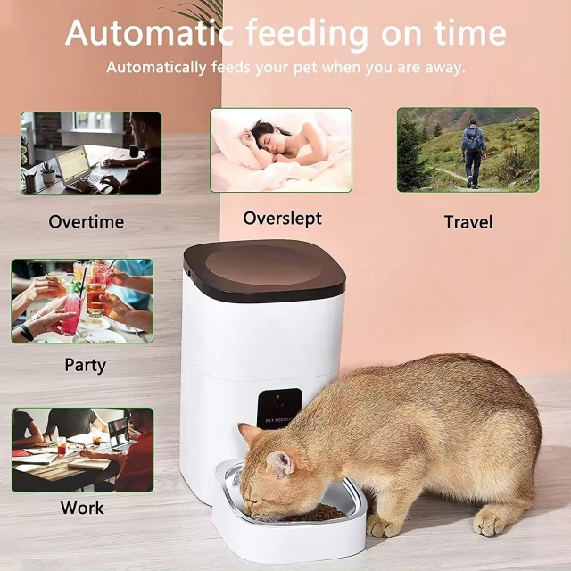 Wehao Pets 4L/6L Smart Cat feeder Dispenser