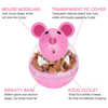 Wehao Cat Feeder Toy Slow Feeder Ball Interactive Mouse Shape
