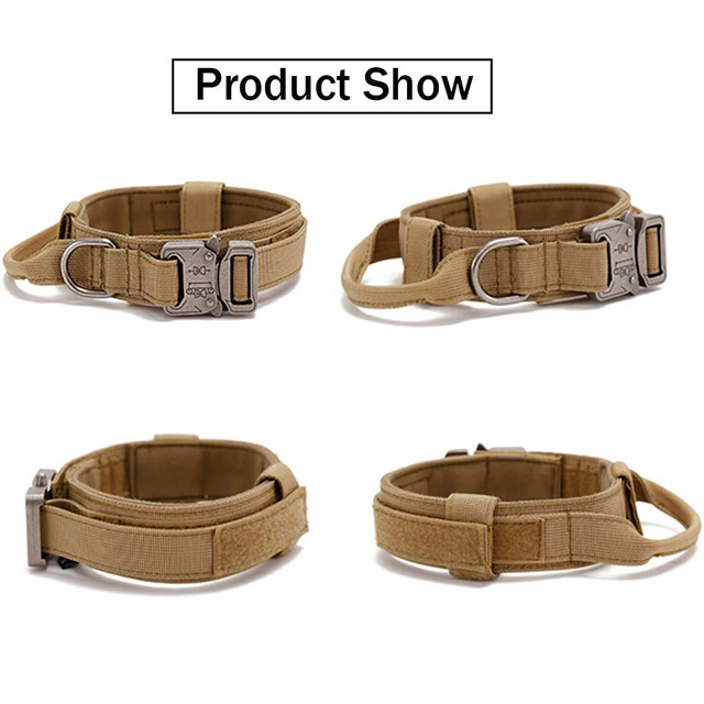 Wehao Tactical Dog Collar Adjustable Military Collar