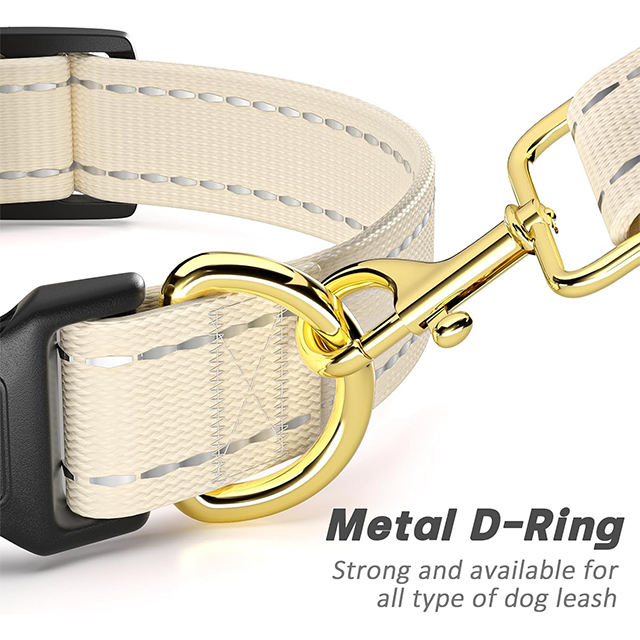 Wehao Reflective Dog Collar Adjustable Premium Nylon Safety Buckle