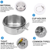Wehao Stainless Bird Bowl Easy Clean Safe