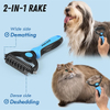  Wehao Pet Grooming Brush for Effective Deshedding