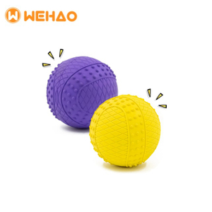 Dog Toy Suppliers Custom Interactive Rubber Squeaky Chew Ball Dog Toys