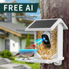 Smart Bird Feeder: HD Camera, Solar Panel, Two-Way Audio
