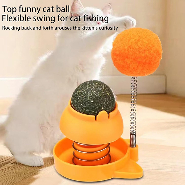 Wehao Adhesive Catnip Ball for Stress Relief