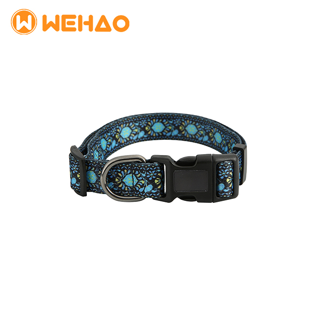 Wehao Soft Adjustable Dog Collar Fashionable Durable Safety Buckle