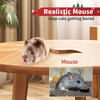 Wehao Realistic Squeaky Mouse Toy for Cats Mental Stimulation