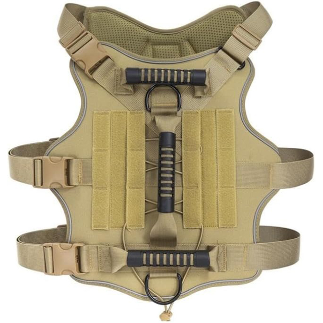 Wehao Tactical Dog Vest Durable Breathable Reflective Adjustable Comfortable