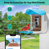 Wehao Smart Bird Feeder with AI Camera And Solar Panel