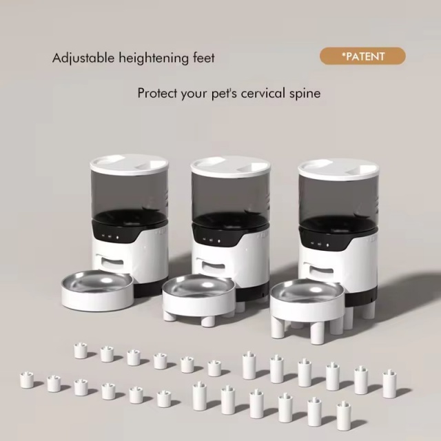 Wehao Pets 3L Electrical Pet Feeder With Adjustable Heightening Feet
