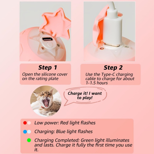 Wholesale Bulk Electric Interactive Chasing Hunting Ball Toys For Cats