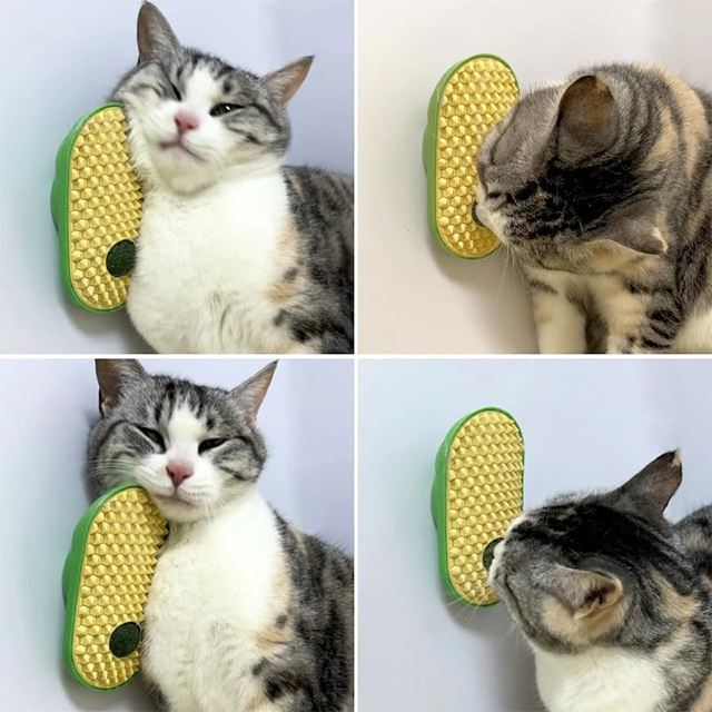 Wehao Cat Self-Groomer with Mint Ball