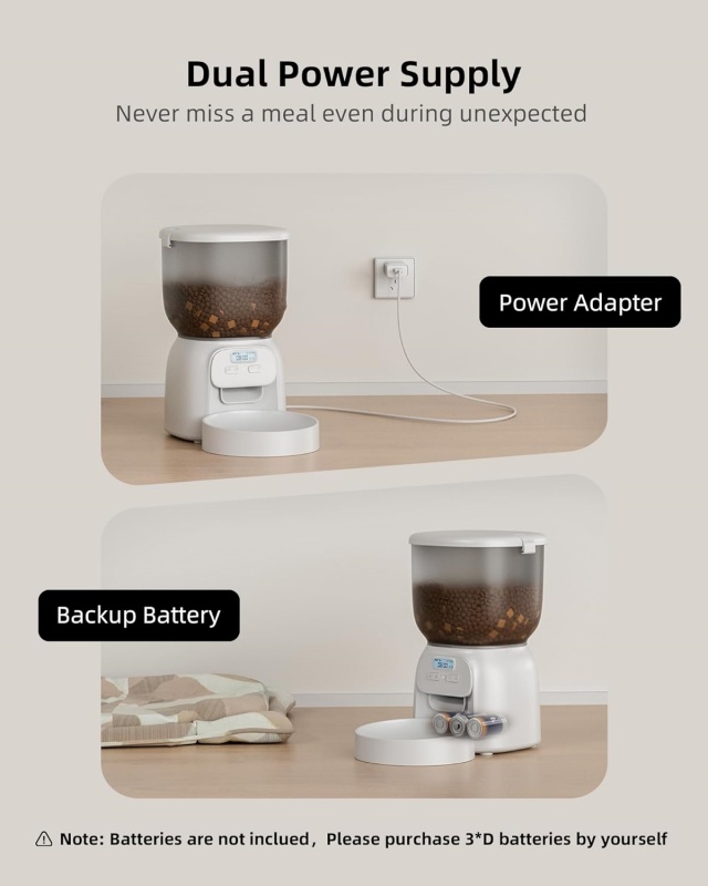 Wehao Pets 4L Smart Automatic Pet Feeder with Camera