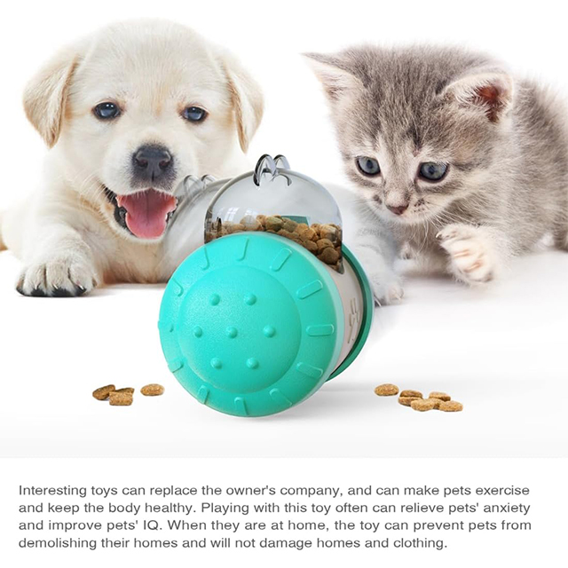 Wehao Cat Dog Treat Dispenser Puzzle Toy Slow Feeder