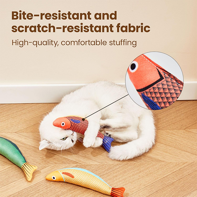 Wehao Plush Catnip Kicker Interactive Toy