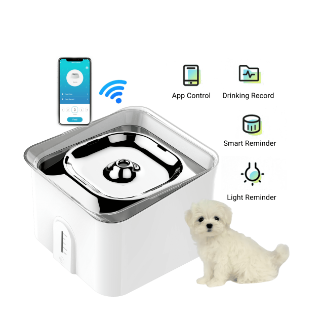 Wehao Pets 3L App Control Smart Cat Water Fountain