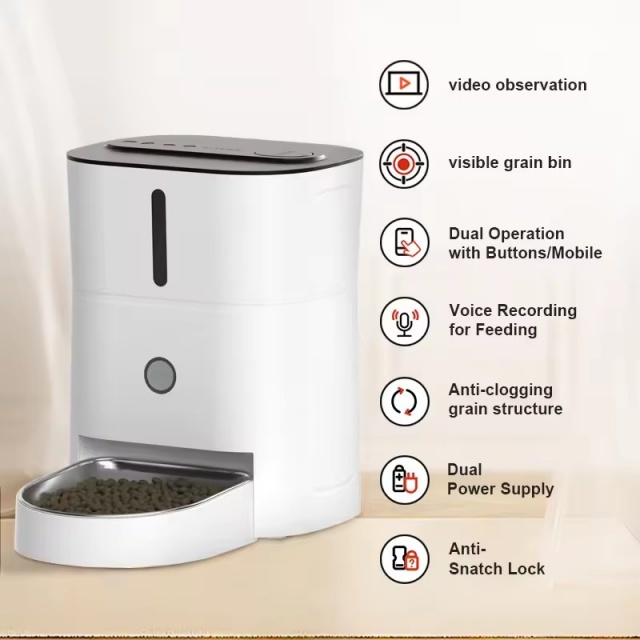 Wehao Pets 3L Pet Dog Cat Automatic Feeder 