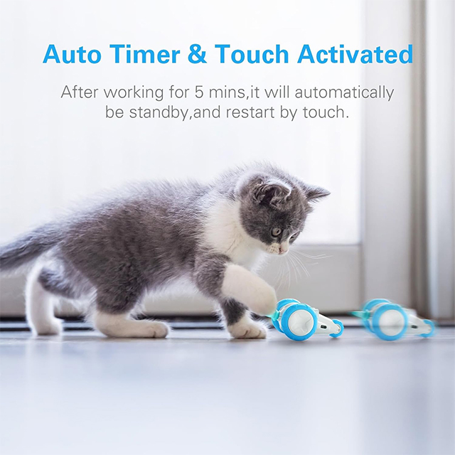 Wehao Interactive Cat Toys with Adjustable Speeds