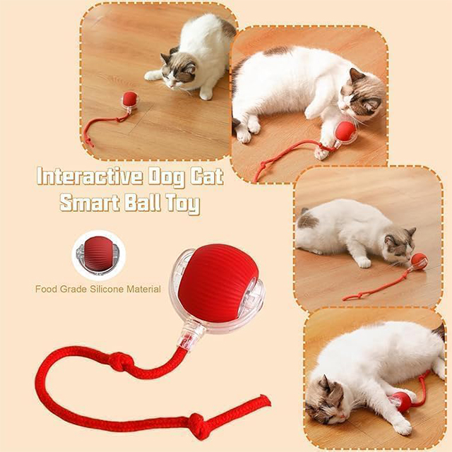 Wehao Smart Interactive Rolling Dog Ball Toy
