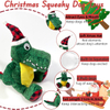 Wholesale Bulk Christmas Plush Dinosaur Dog Squeaky Toys