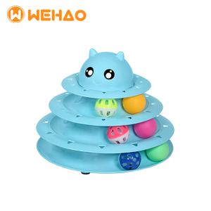 Wehao Interactive Cat Toy Tower with Spinning Balls
