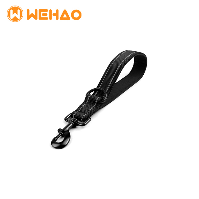 Wehao Traffic Dog Leash with Safety Carabiner Reflective Neoprene Handle