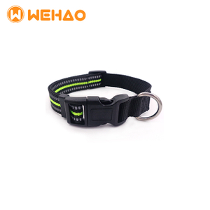Wehao Adjustable Nylon Dog Collar Reflective Safety Buckle Durable