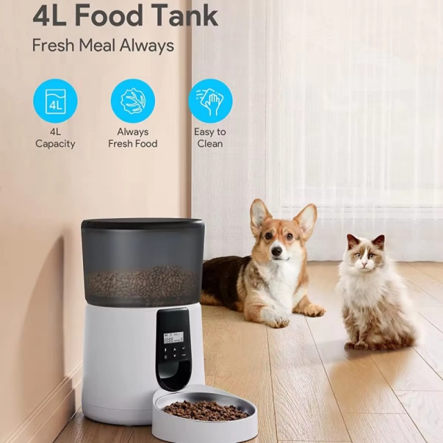 Wehao Pets 3.5L Tuya Smart Life App WiFi Remote Feeding Food Dispenser