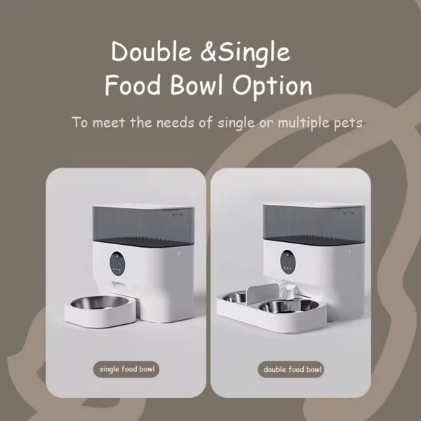 two cat feeder