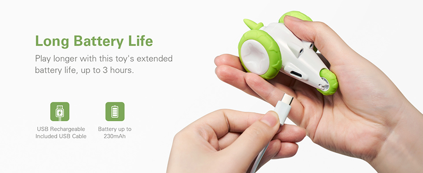 4.Smart Features & Rechargeable Design Cat Interactive Toys
