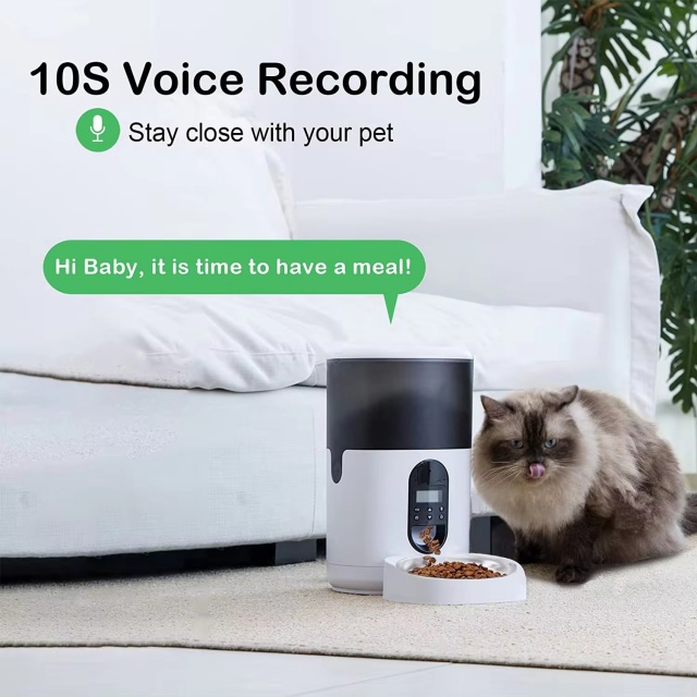 Wehao Pets 4L/6L Automatic Pet Food Feeder with 1080P HD Camera