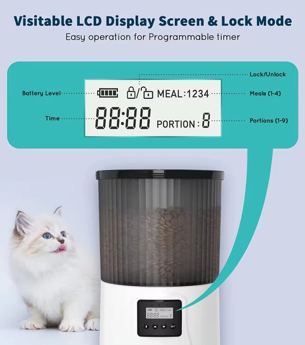 Visitable LCD Display Screen and Lock Mode