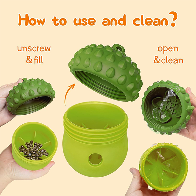 Wehao Safe Non-toxic Durable Treat Dispenser for Pets
