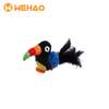 Wehao Interactive Squeaky Feather Bird Toy for Cats Dogs