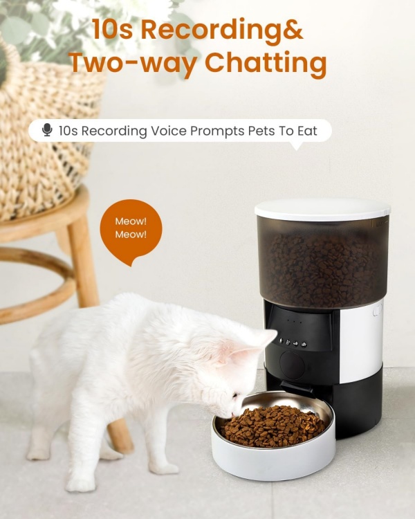 Voice Recording Pet Feeder